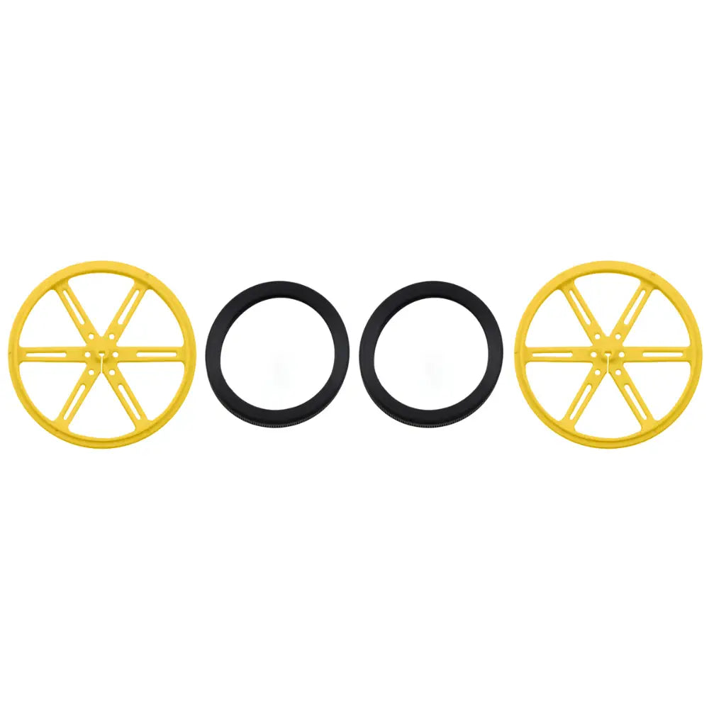 Pololu Wheel 90×10mm Pair - Yellow