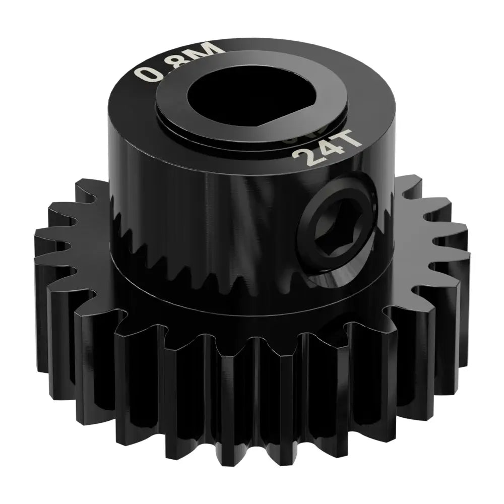 ServoCity 2303 Series, MOD 0.8 Pinion Gear (6mm D-Bore, 24 Tooth)