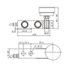 Phidgets Shear Beam Load Cell - 500Kg (C3)