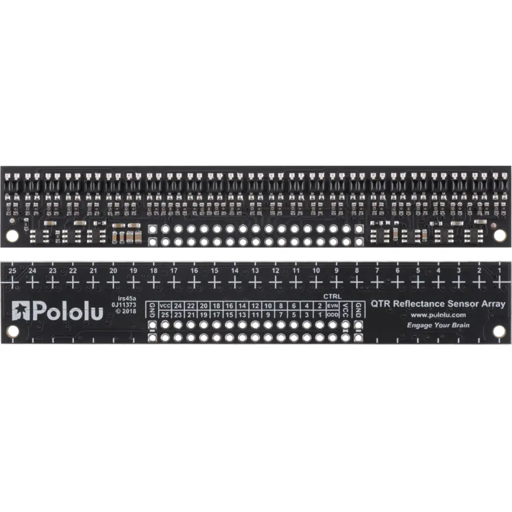Pololu QTR-HD-25A Reflectance Sensor Array: 25-Channel, 4mm Pitch, Analog Output