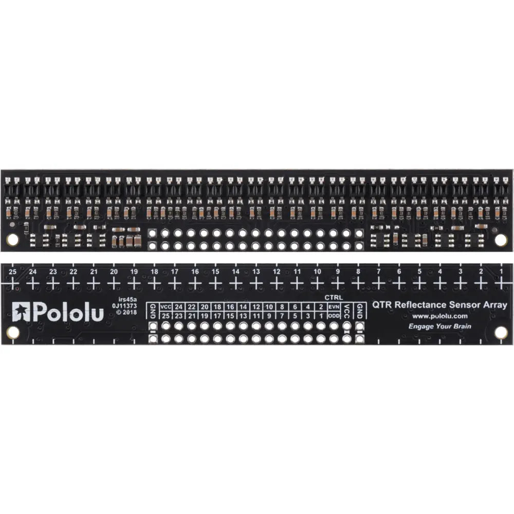 Pololu QTR-HD-25RC Reflectance Sensor Array: 25-Channel, 4mm Pitch, RC Output