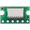 Breakout for JST SH-Style Connector, 6-Pin Male Side-Entry (3-Pack, Untested)