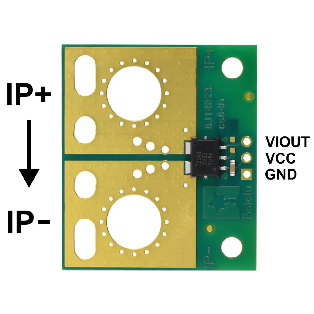 Pololu ACS72981ELRATR-200B3 Current Sensor Large Carrier -200A to +200A, 3.3V