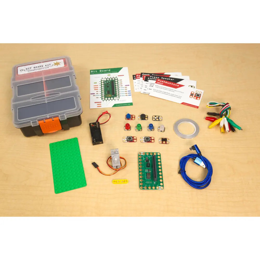 Brown Dog Gadgets Crazy Circuits Bit Board Kit for micro:bit - RobotShop