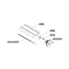 6" Lathe Crosslide Assembly w/ 2" Zero Handwheel – Manual (Metric)