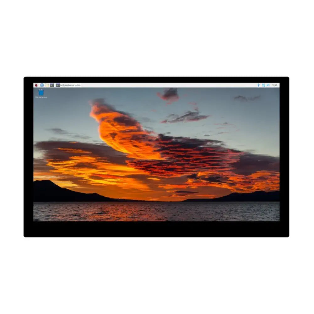Waveshare 15.6" QLED Display, 1920 × 1080, Optical Bonding IPS Toughened Glass Panel, 100% SRGB Touch Screen (EU)