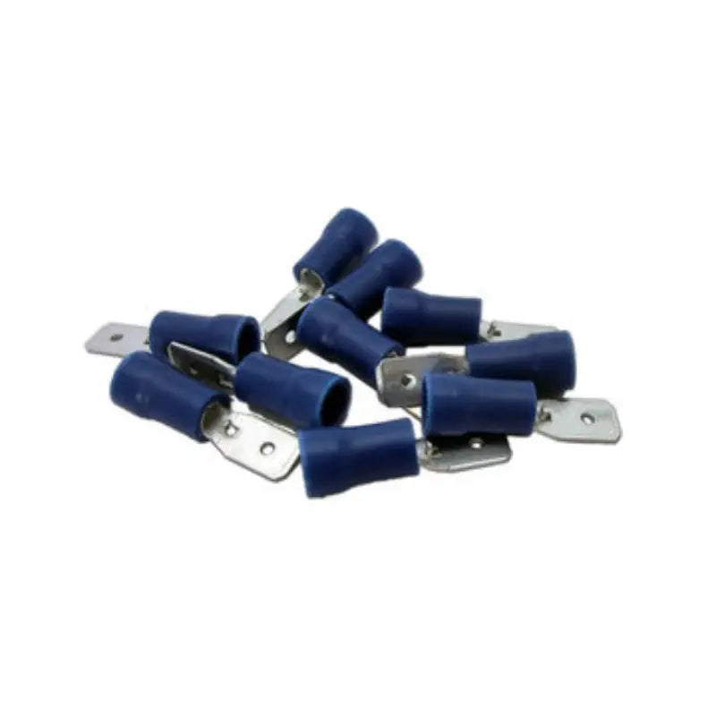 AndyMark 14-16 AWG Blue Male Tab Connector Qty. 10