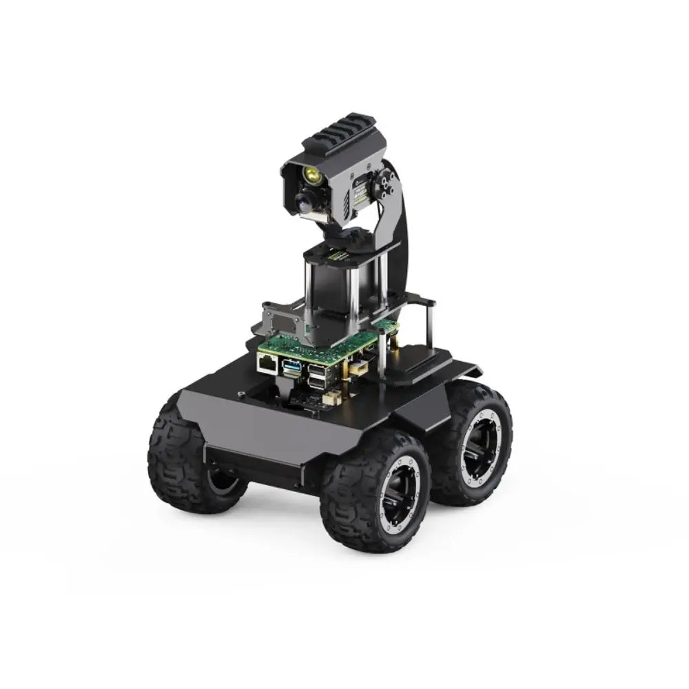 Waveshare RaspRover 4WD AI Robot, Dual Controllers, All-Metal Body, Computer Vision for Pi 5 w/ Pan/Tilt (EU)