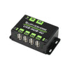 Waveshare Industrial Grade USB HUB, Extending 4x USB 2.0 Ports (EU)