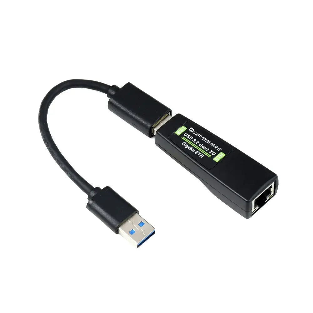 Waveshare USB 3.2 Gen1 to Gigabit Ethernet Converter, Driver-Free