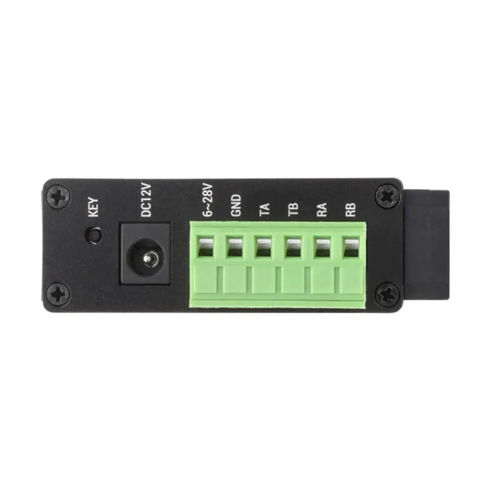 Waveshare Rail-Mount SX1262 LoRa Data Transfer Unit, RS232/RS485/RS422 to LoRa (HF, No Power Supply, No Plug)