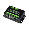 Waveshare Industrial Grade Multifunctional USB HUB, Extending 3 USB Ports + 100m Ethernet Port (EU)