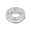 Waveshare 2GT 60 Teeth Timing Pulley, 19mm Center Bore Diameter, w/ 4 Flat Holes