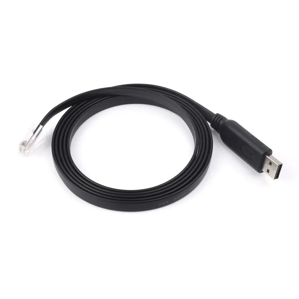 Waveshare Industrial USB to RJ45 Console Cable, USB Type A to RJ45 Console Male Port, FT232RL Chip, 1.8m Length