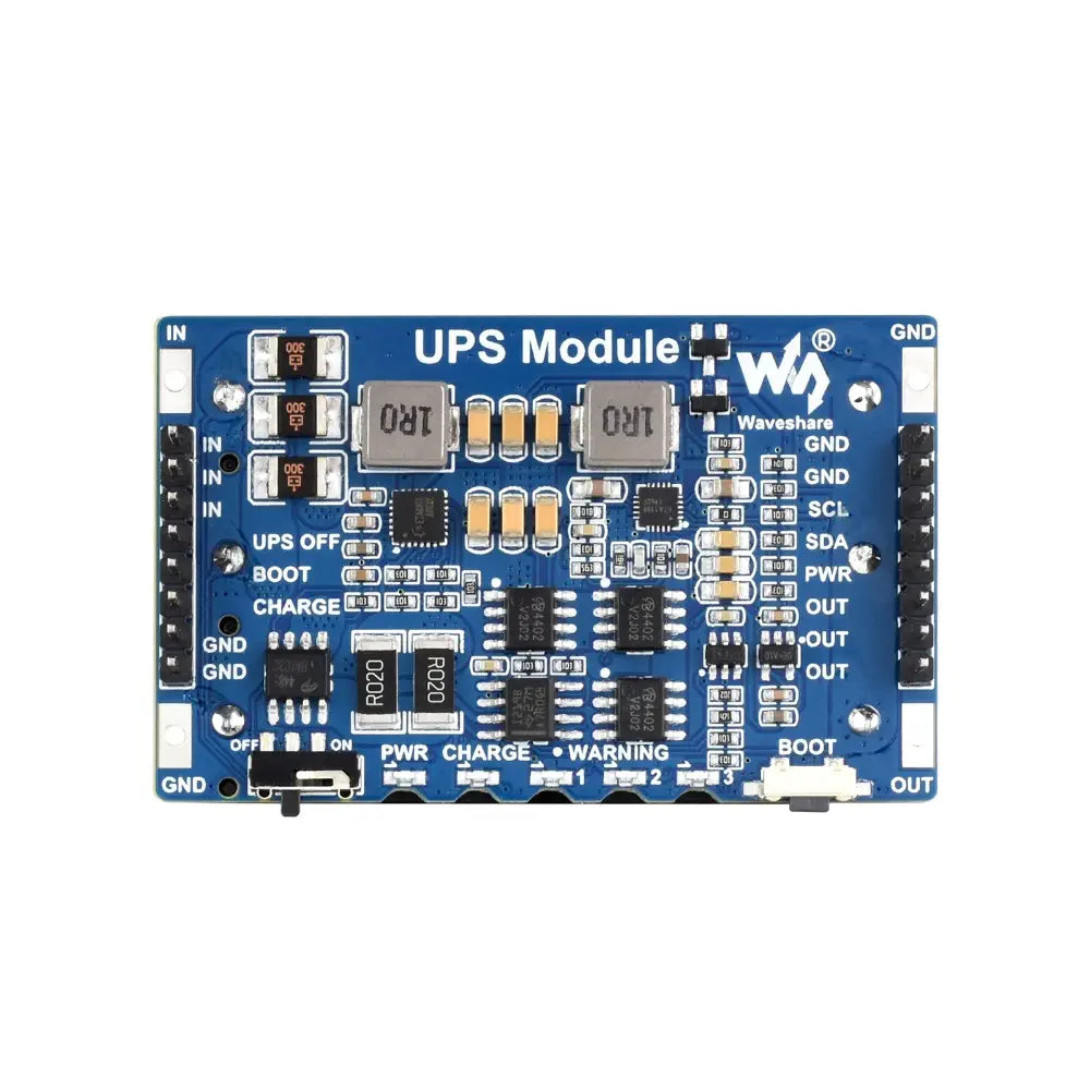 Waveshare Mini Uninterruptible Power Supply Module, Supports Charging & Power Output at the Same Time, 5V 2.5A Output