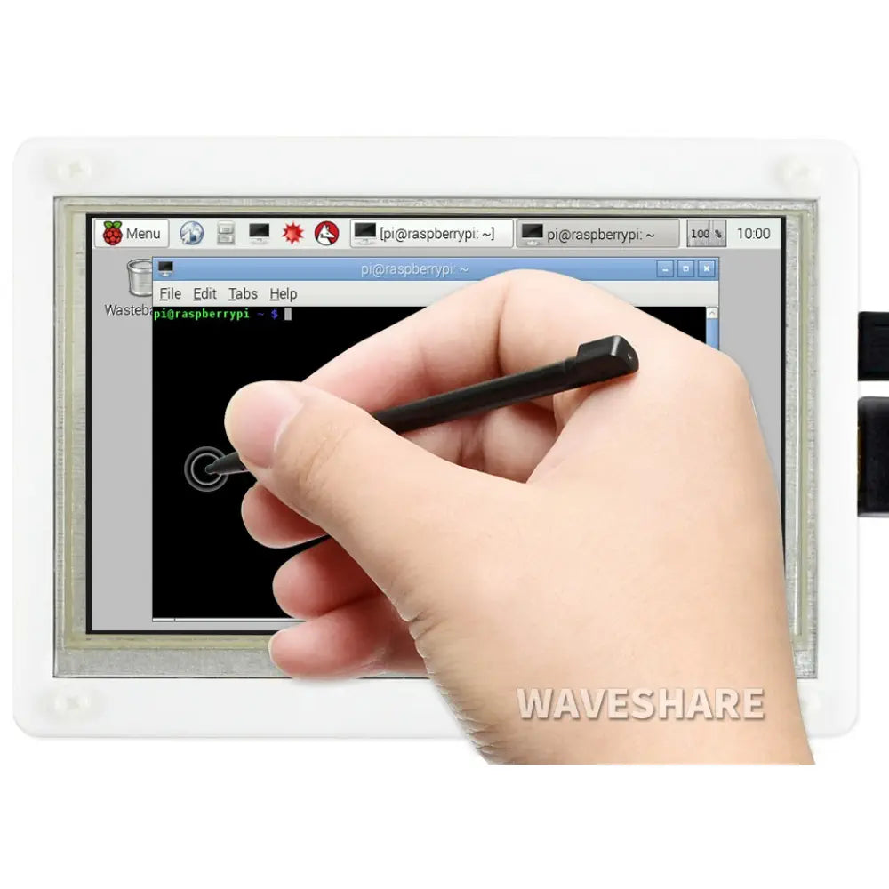 Waveshare 5" Resistive Touch Screen LCD (B) w/ Bicolor Case, 800×480, HDMI, Low Power