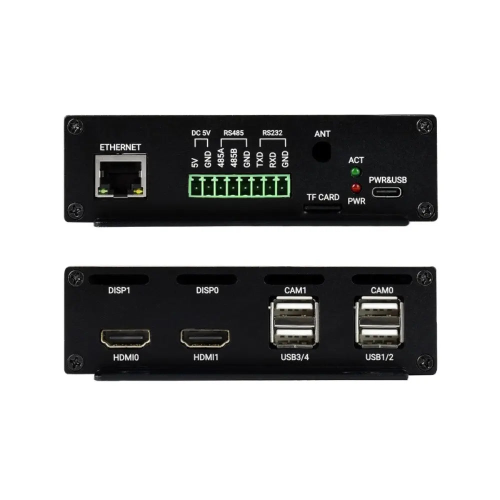 Waveshare PoE Mini-Computer (Type B) Based on Raspberry Pi Compute Module 4 (not Included) (EU)