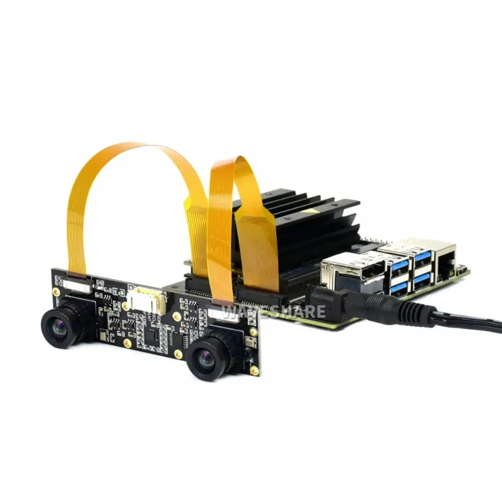 Waveshare Jetson Nano Development Pack (Type D), w/ Binocular Camera, TF Card (EU)
