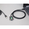 Waveshare Industrial USB to RS232 Serial Adapter Cable, USB Type A to DB9 Male Port, FT232RL Chip, 1.5m Length