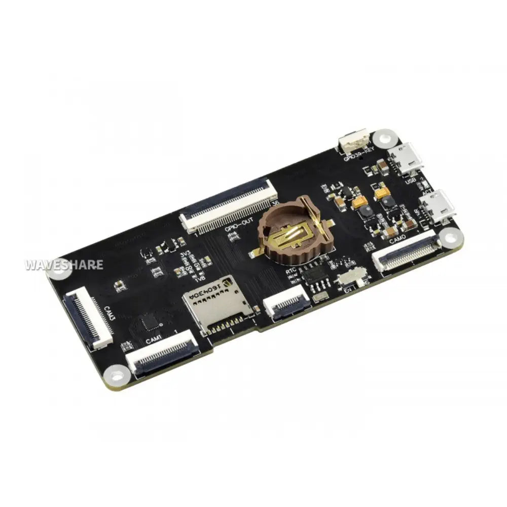 Waveshare Binocular Stereo Vision Expansion Board for Raspberry Pi Compute Module CM3 Lite / CM3+ Lite, Small Size