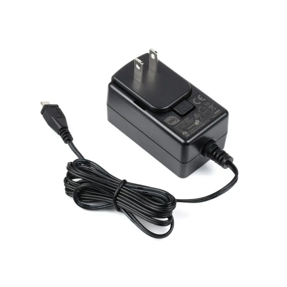 Waveshare Power Supply, Power Adapter, 5V/3A, Micro USB Output Connector (EU)