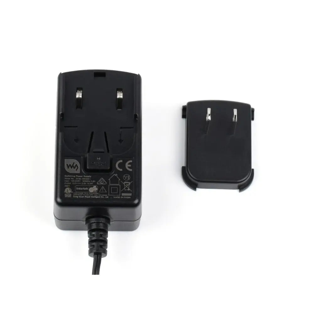 Waveshare Power Supply, Power Adapter, 5V/3A, Micro USB Output Connector (EU)
