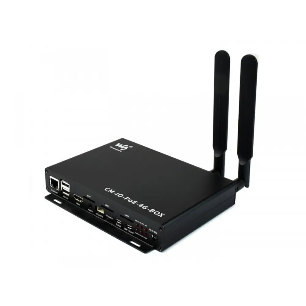 Waveshare Industrial IoT Mini-Computer Add-on, 4G/PoE Features, Based on Raspberry Pi CM3/CM3+ Series (EU)