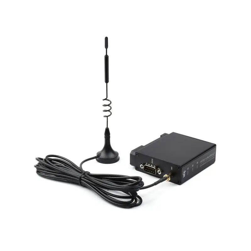 Waveshare Rail-Mount SX1262 LoRa Data Transfer Unit, RS232/RS485/RS422 to LoRa (LF, No Power Supply, No Plug)