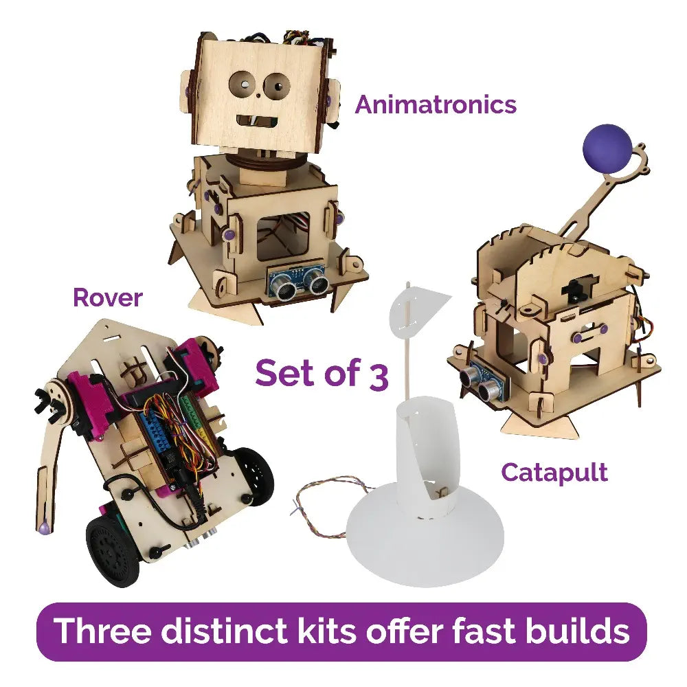 BirdBrain Hummingbird Project Pack (Animatronics, Rover, Catapult)