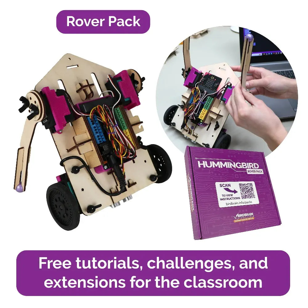 BirdBrain Hummingbird Project Pack Rover (5x)