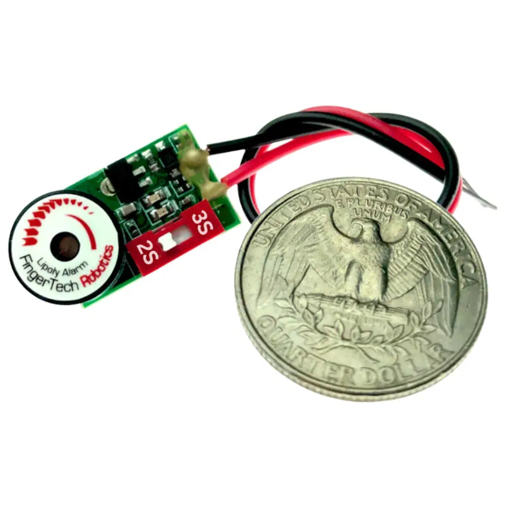 Fingertech Lipoly Low Voltage Alarm 2S-3S