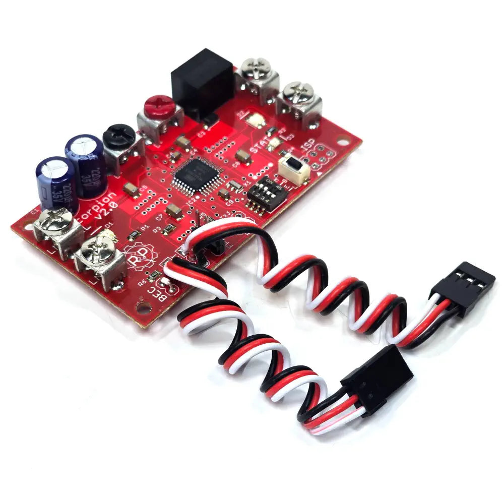 Robot Power Scorpion XL 2.0 Dual Channel R/C Motor Controller 20A, 5.5-28V