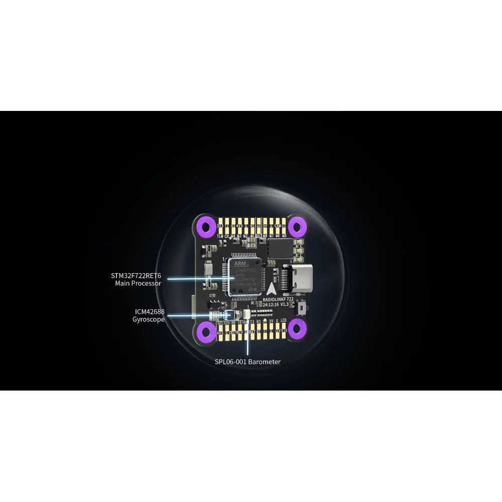 Radiolink F722 Racing Flight Controller Integrated OSD BEC Open-Source Betaflight