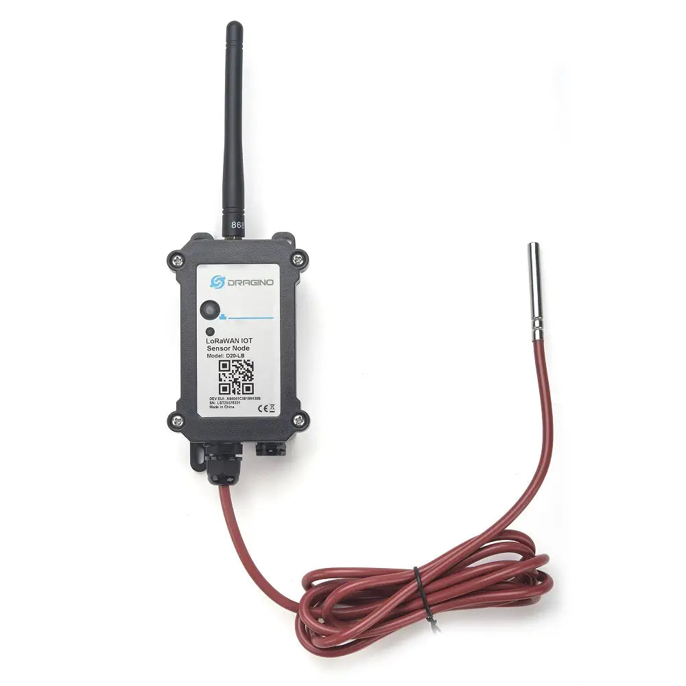 Dragino D20-LB LoRaWAN Outdoor Temp. Sensor Node 1 Probe (8500mAh Li/SOCl2 / EU868)