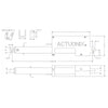 Actuonix P16 Linear Actuator, 200mm, 22:1, 12V w/ Potentiometer Feedback
