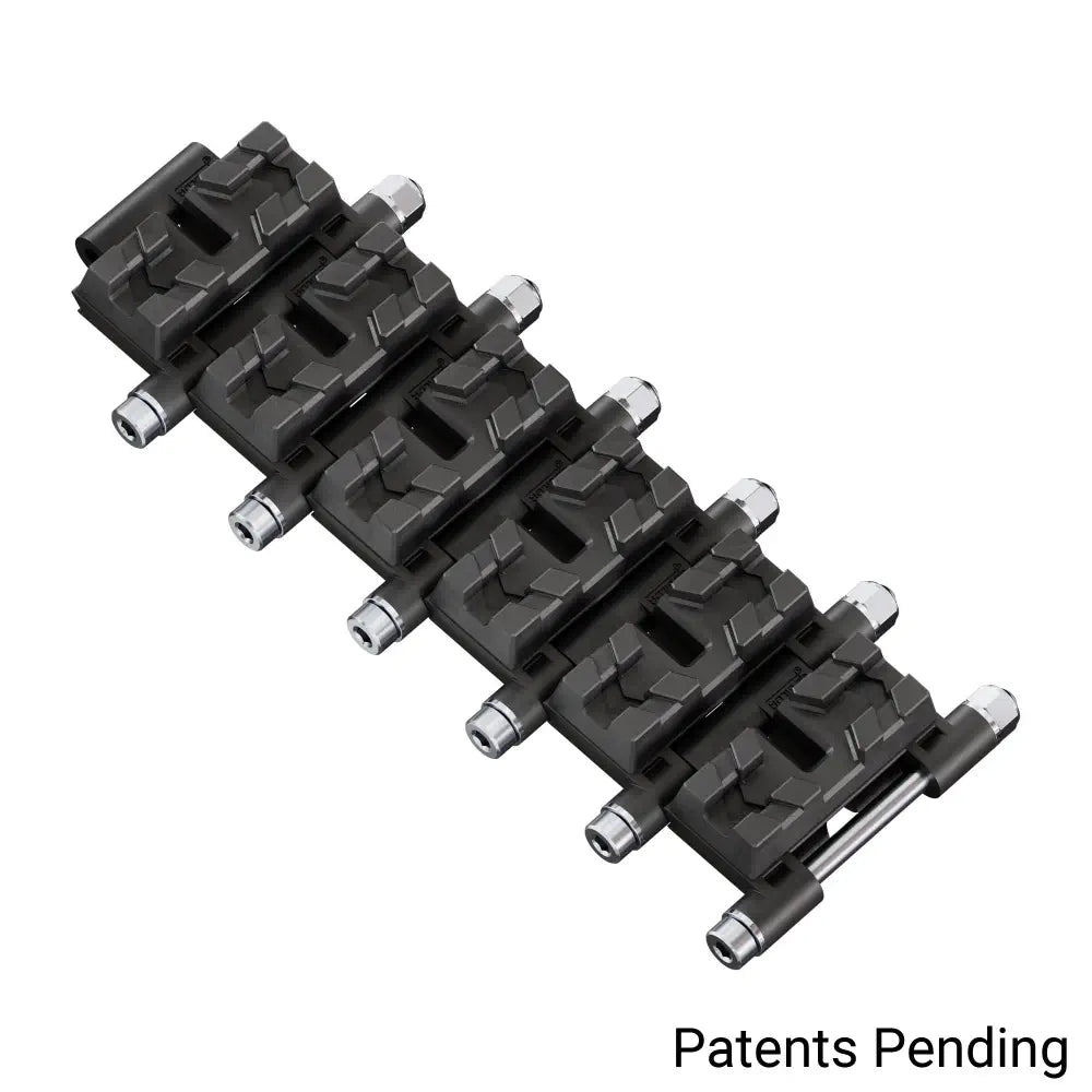 ServoCity Badlands Tank-Track 48mm (24mm Pitch, 48mm Width, Rubber Tread) - 6 Pack