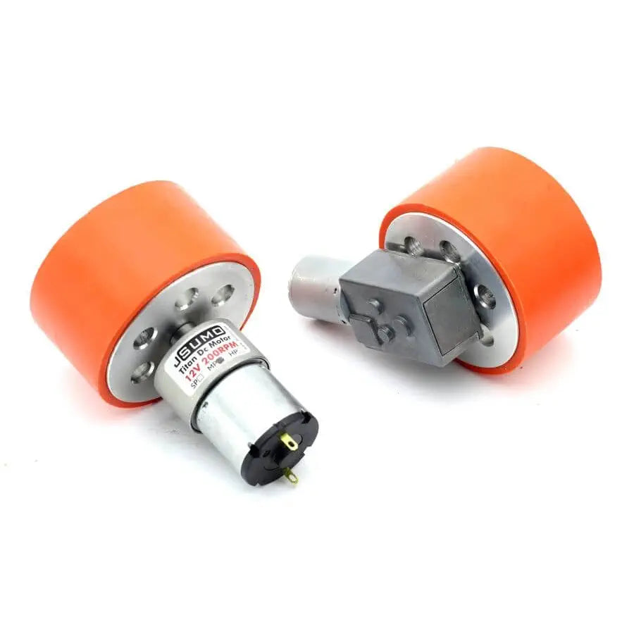 JSumo JS7444 Aluminum-Silicone Wheel Pair (74mm Diameter)