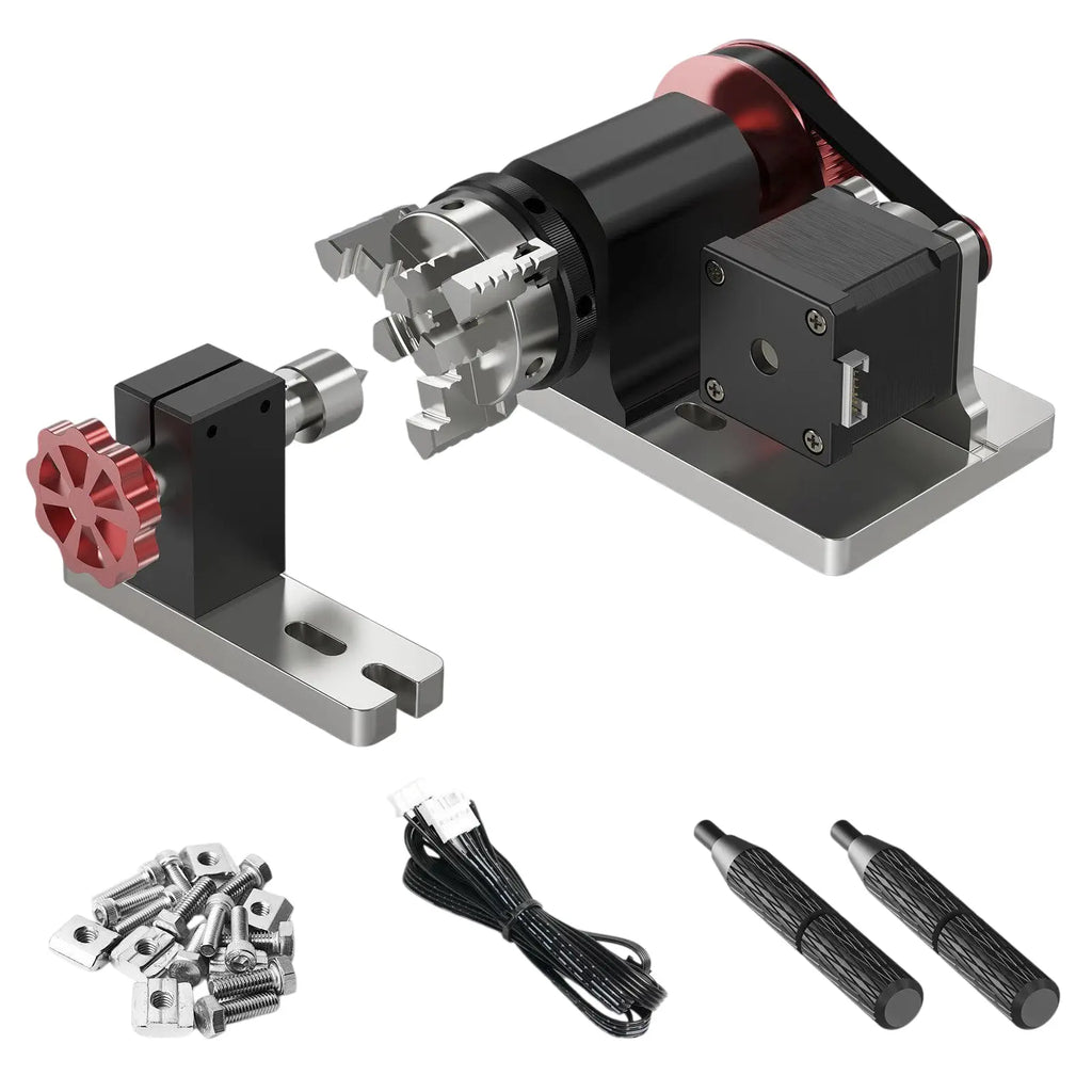 Two Trees 4th Axis CNC Rotary Module Kit for TTC450, TTC450 Pro, TTC450 Ultra, TTC6050