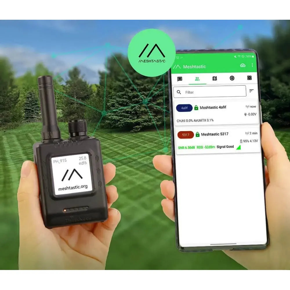 ThinkNode M5 Walkie-Talkie Pro Meshtastic (LoRa) Signal Transceiver ESP32-S3 1.54” Screen GPS 868 MHz