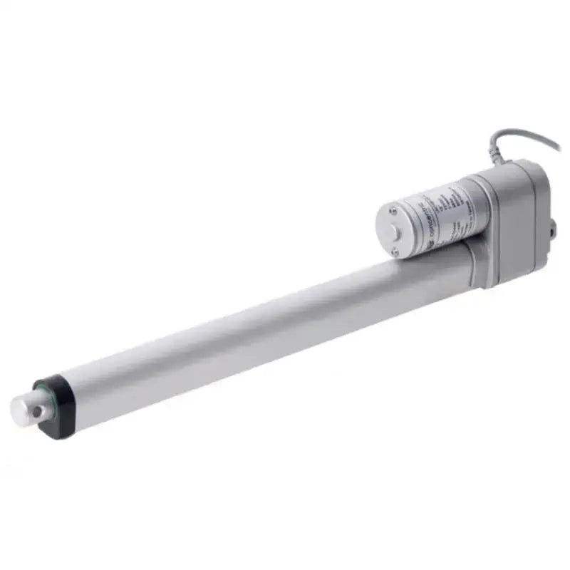 Glideforce LACT12P-12V-20 Light-Duty Linear Actuator w/ Feedback: 50kgf, 12" Stroke (11.8" Usable), 0.57"/s, 12V