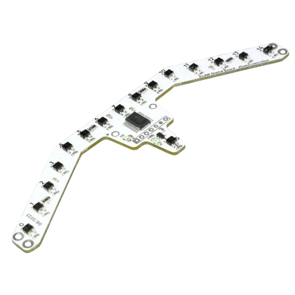 XLINE 16 Line Sensor Board V2 (Digital & Analog Output)