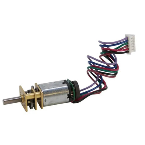 Premium N20 Gear Motor 298:1 Ratio, 90 RPM, w/ Encoder