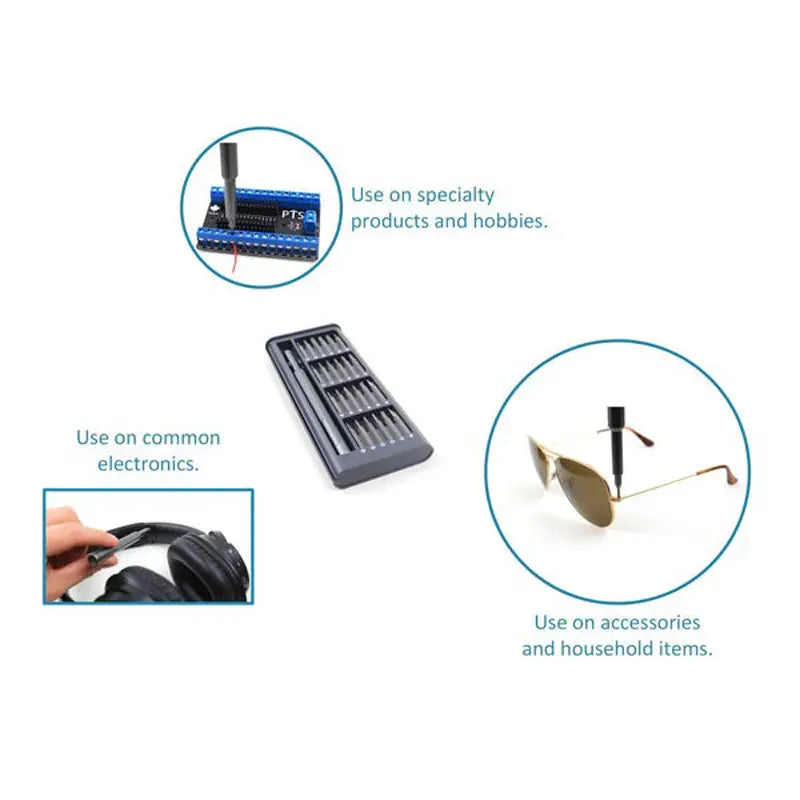 PTSolns Precision S2 Magnetic 25-in-1 Screwdriver Set