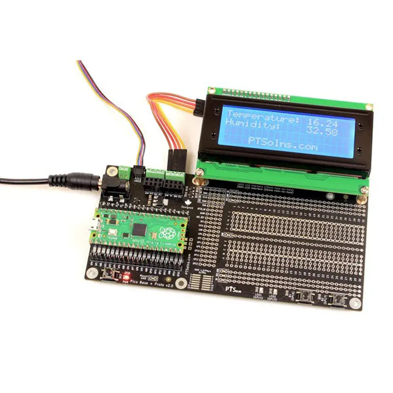 PTSolns Raspberry Pi Pico Expansion Board (Pico Base + Proto)