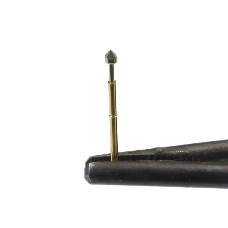 75-Series Push Pogo Pin - 4-Sided Point (17mm long)