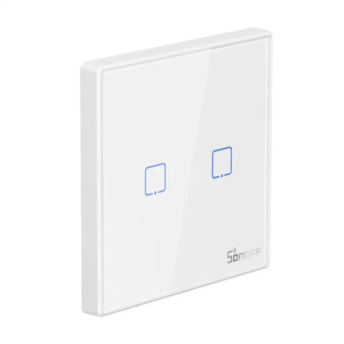 SONOFF T2EU-RF – Wall Panel Sticky 433MHz Wireless RF Remote 1-3 Gang (2 Gang)