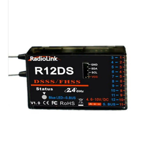 Radiolink R12DS 10-CH 2.4GHz DSSS & FHSS Receiver