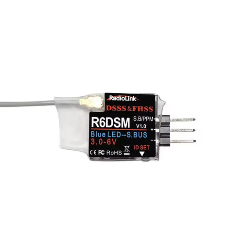 RadioLink R6DSM 10ch ppm & S-BUS Receiver