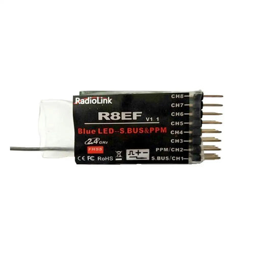 Radiolink R8EF 8-CH 2.4GHz FHSS Receiver for T8FB