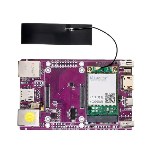 Raspberry Pi CM4-4G IO Board: Dual Network Development Board w/ 4G Lite Module